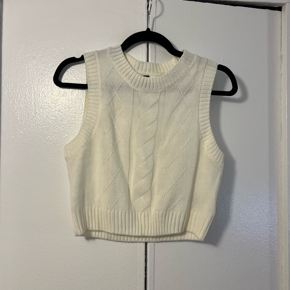 White Sweater Vest